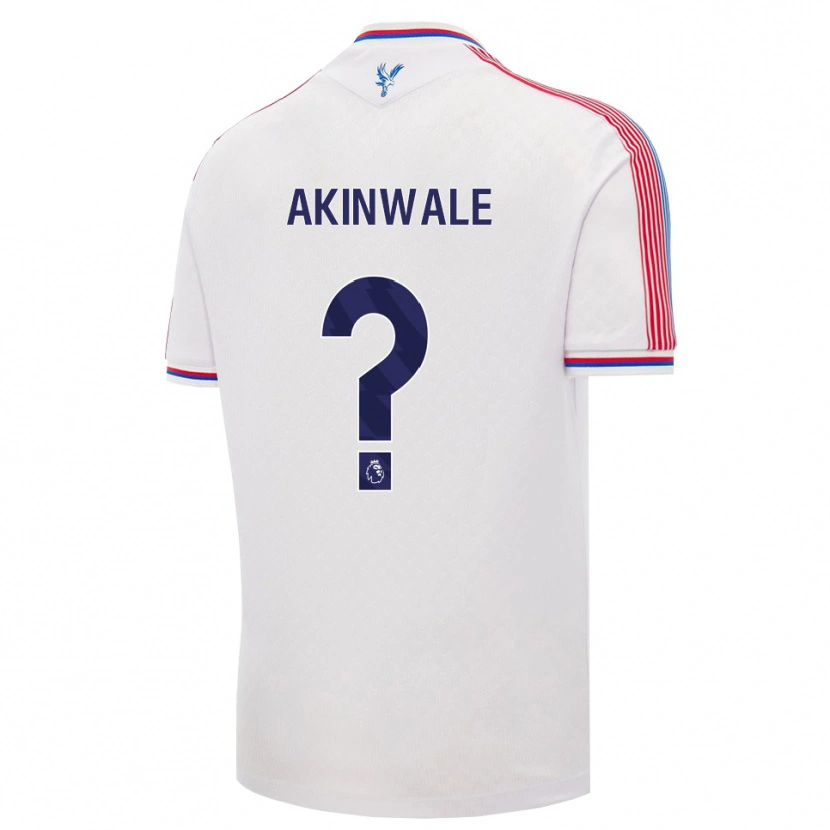 Danxen Kvinder Victor Akinwale #0 Hvid Rød Blå Hjemmebane Spillertrøjer 2026/27 Trøje T-Shirt