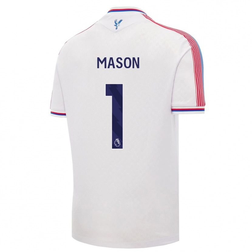Danxen Kvinder Jack Mason #1 Hvid Rød Blå Hjemmebane Spillertrøjer 2026/27 Trøje T-Shirt