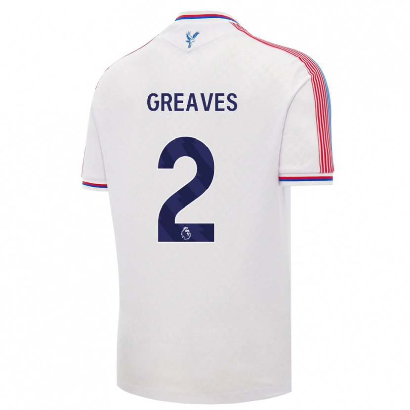 Danxen Kvinder Ajean-Ray Greaves #2 Hvid Rød Blå Hjemmebane Spillertrøjer 2026/27 Trøje T-Shirt