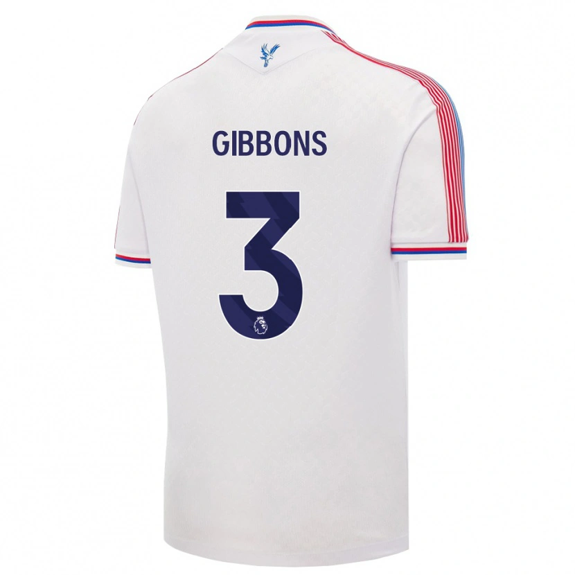 Danxen Kvinder Felicity Gibbons #3 Hvid Rød Blå Hjemmebane Spillertrøjer 2026/27 Trøje T-Shirt