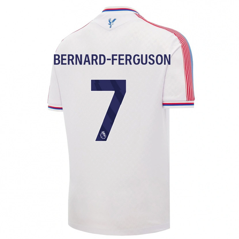 Danxen Kvinder Makai Bernard-Ferguson #7 Hvid Rød Blå Hjemmebane Spillertrøjer 2026/27 Trøje T-Shirt