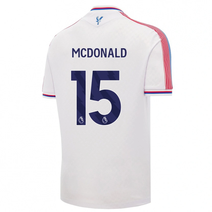 Danxen Kvinder Jayden Mcdonald #15 Hvid Rød Blå Hjemmebane Spillertrøjer 2026/27 Trøje T-Shirt