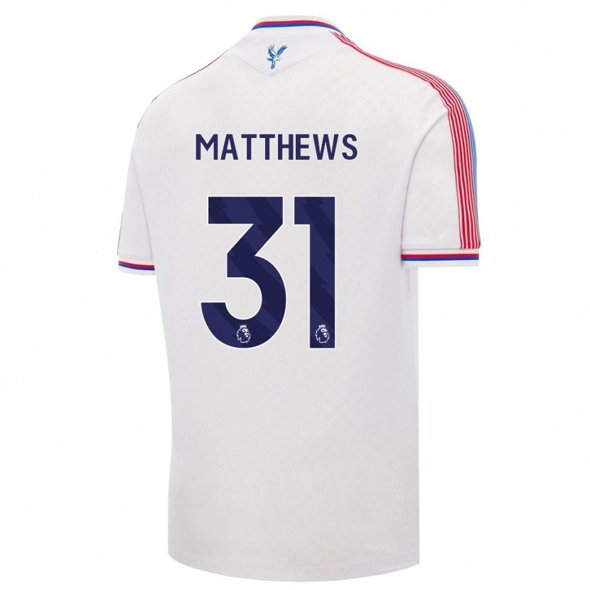 Danxen Kvinder Remi Matthews #31 Hvid Rød Blå Hjemmebane Spillertrøjer 2026/27 Trøje T-Shirt