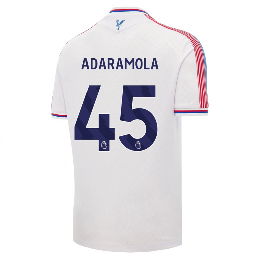 Danxen Kvinder Tayo Adaramola #45 Hvid Rød Blå Hjemmebane Spillertrøjer 2026/27 Trøje T-Shirt