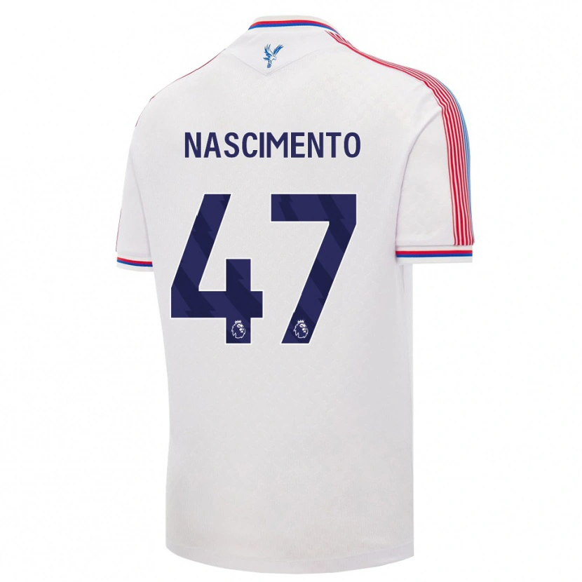 Danxen Kvinder Adler Nascimento #47 Hvid Rød Blå Hjemmebane Spillertrøjer 2026/27 Trøje T-Shirt