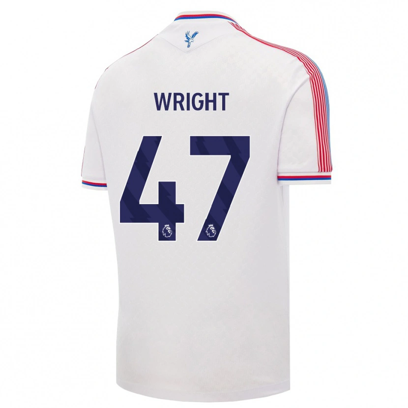 Danxen Kvinder Annis-Clara Wright #47 Hvid Rød Blå Hjemmebane Spillertrøjer 2026/27 Trøje T-Shirt