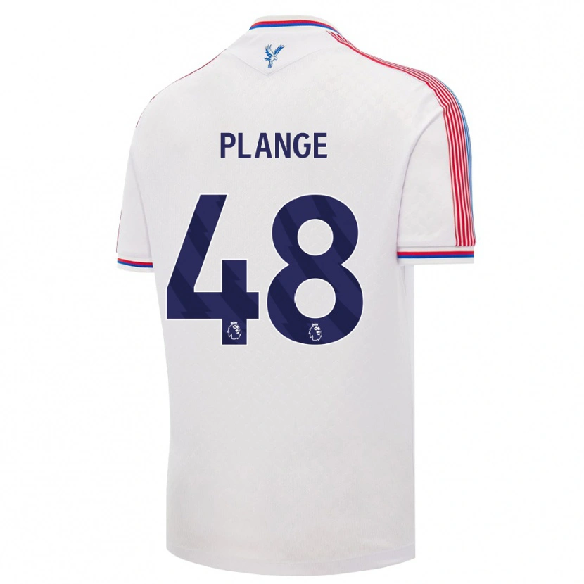 Danxen Kvinder Luke Plange #48 Hvid Rød Blå Hjemmebane Spillertrøjer 2026/27 Trøje T-Shirt
