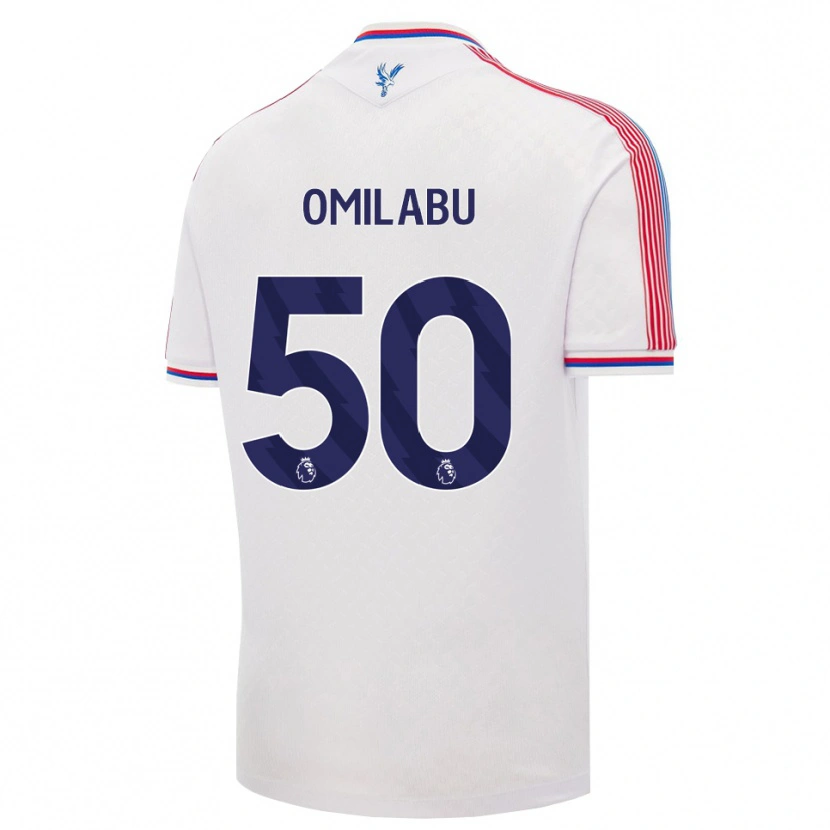 Danxen Kvinder David Omilabu #50 Hvid Rød Blå Hjemmebane Spillertrøjer 2026/27 Trøje T-Shirt