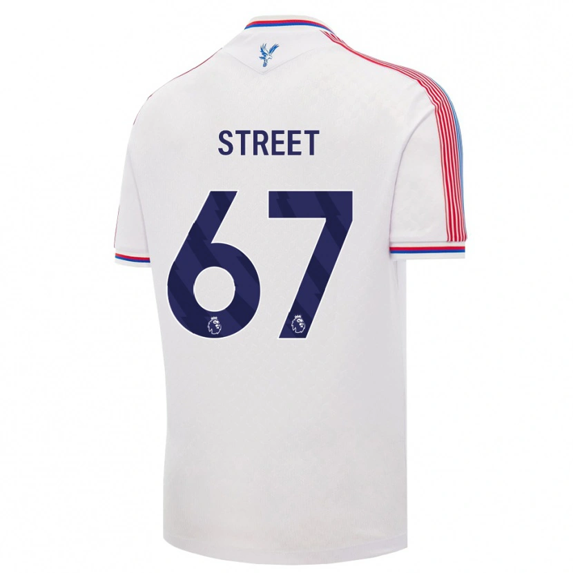 Danxen Kvinder Rob Street #67 Hvid Rød Blå Hjemmebane Spillertrøjer 2026/27 Trøje T-Shirt