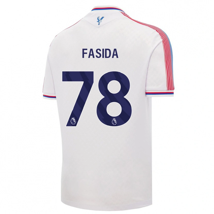 Danxen Kvinder Jacob Fasida #78 Hvid Rød Blå Hjemmebane Spillertrøjer 2026/27 Trøje T-Shirt