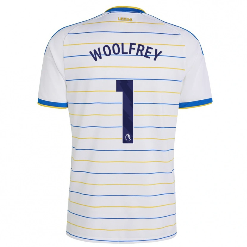 Danxen Kvinder Joshua Woolfrey #1 Rød Gul Blå Hjemmebane Spillertrøjer 2026/27 Trøje T-Shirt