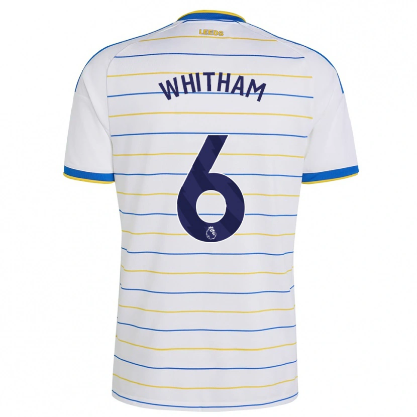 Danxen Kvinder Danielle Whitham #6 Rød Gul Blå Hjemmebane Spillertrøjer 2026/27 Trøje T-Shirt