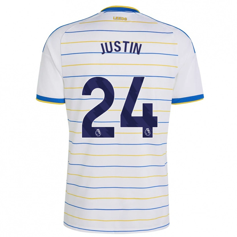 Danxen Kvinder James Justin #24 Rød Gul Blå Hjemmebane Spillertrøjer 2026/27 Trøje T-Shirt