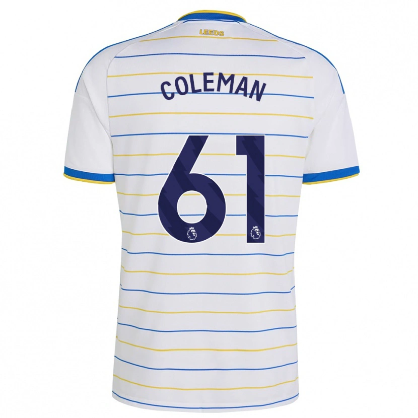 Danxen Kvinder Cian Coleman #61 Rød Gul Blå Hjemmebane Spillertrøjer 2026/27 Trøje T-Shirt