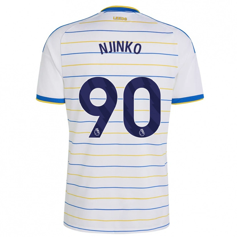 Danxen Kvinder Carrick Njinko #90 Rød Gul Blå Hjemmebane Spillertrøjer 2026/27 Trøje T-Shirt