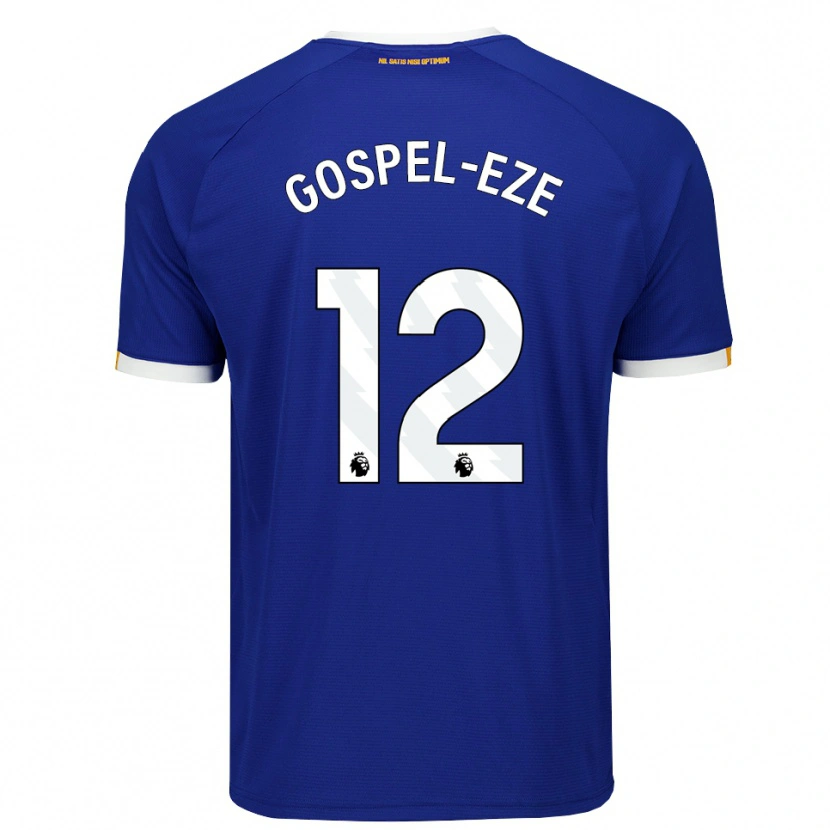 Danxen Kvinder Goodness Gospel-Eze #12 Blå Hvid Gul Hjemmebane Spillertrøjer 2026/27 Trøje T-Shirt