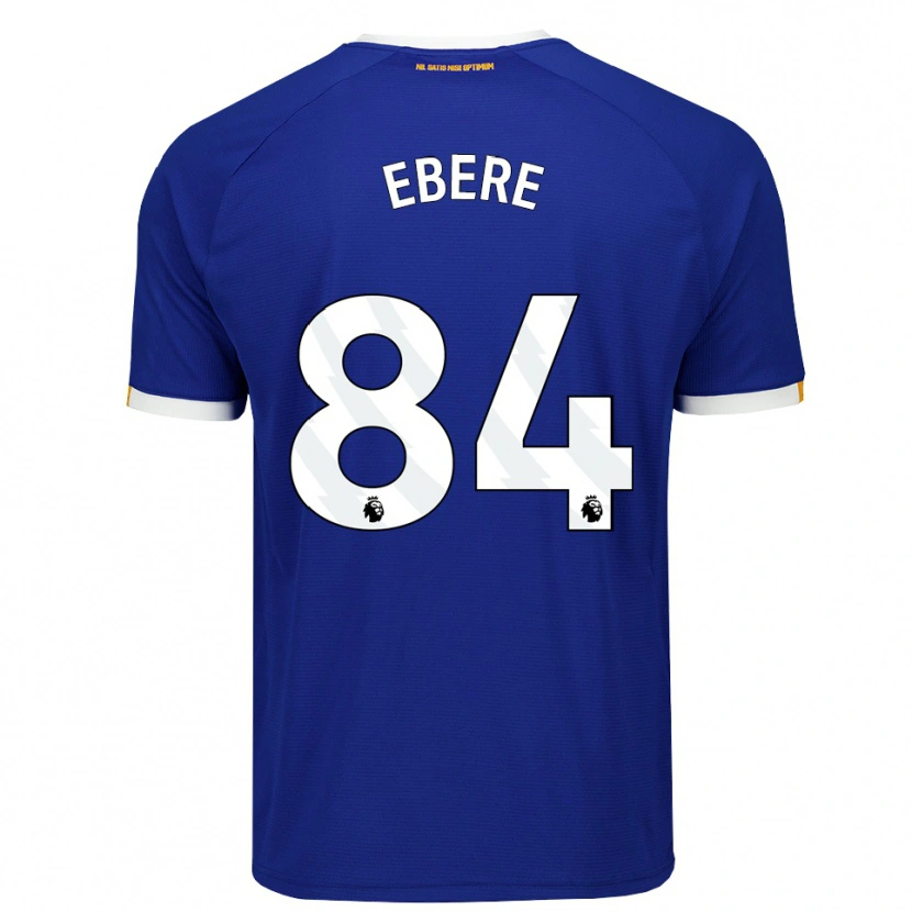 Danxen Kvinder Coby Ebere #84 Blå Hvid Gul Hjemmebane Spillertrøjer 2026/27 Trøje T-Shirt