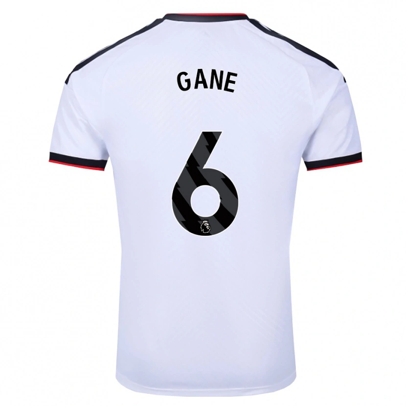 Danxen Kvinder Evie Gane #6 Hvid Sort Rød Hjemmebane Spillertrøjer 2026/27 Trøje T-Shirt