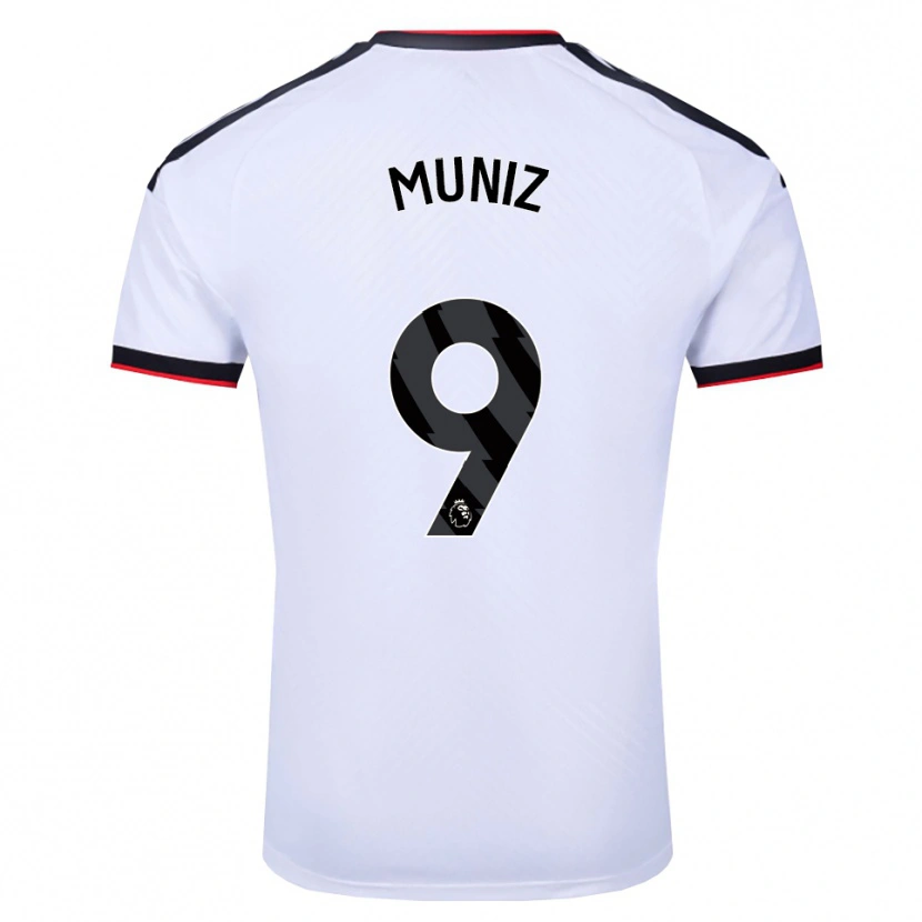 Danxen Kvinder Rodrigo Muniz #9 Hvid Sort Rød Hjemmebane Spillertrøjer 2026/27 Trøje T-Shirt