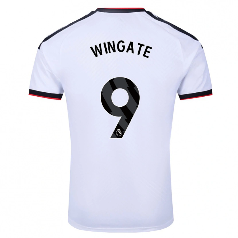 Danxen Kvinder Tom Wingate #9 Hvid Sort Rød Hjemmebane Spillertrøjer 2026/27 Trøje T-Shirt