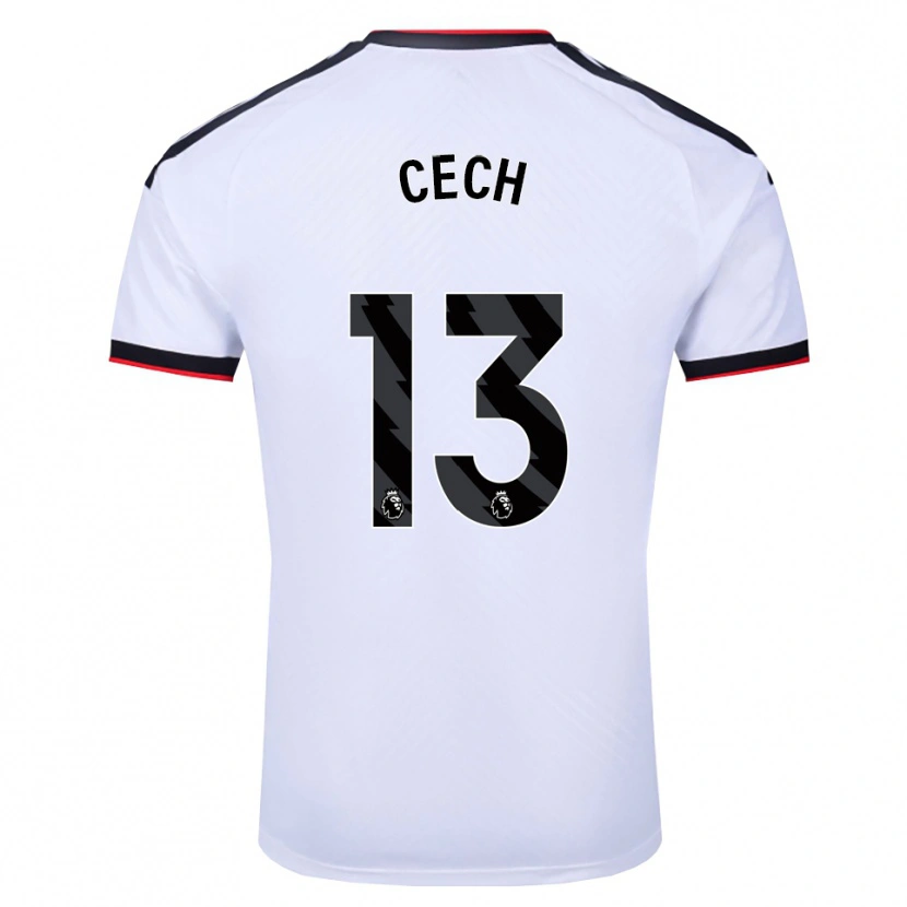 Danxen Kvinder Damian Cech #13 Hvid Sort Rød Hjemmebane Spillertrøjer 2026/27 Trøje T-Shirt