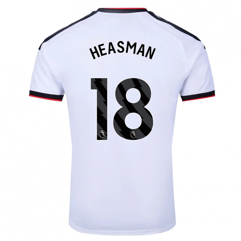 Danxen Kvinder Georgia Heasman #18 Hvid Sort Rød Hjemmebane Spillertrøjer 2026/27 Trøje T-Shirt