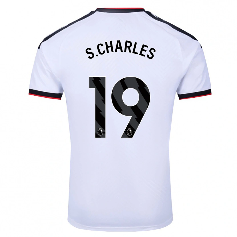 Danxen Kvinder Shea Charles #19 Hvid Sort Rød Hjemmebane Spillertrøjer 2026/27 Trøje T-Shirt