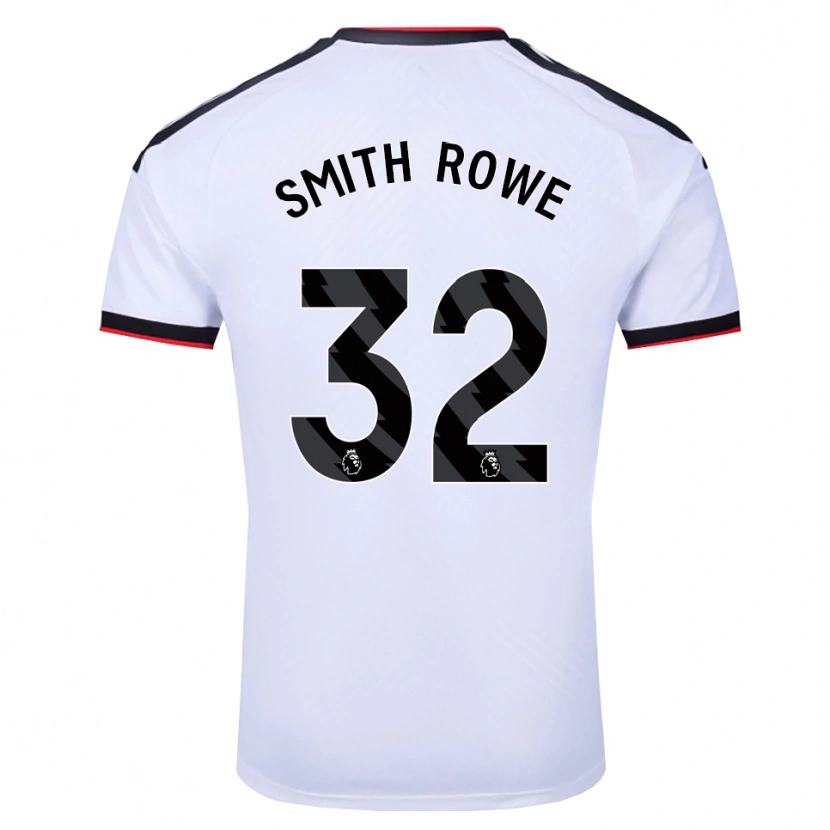 Danxen Kvinder Emile Smith Rowe #32 Hvid Sort Rød Hjemmebane Spillertrøjer 2026/27 Trøje T-Shirt