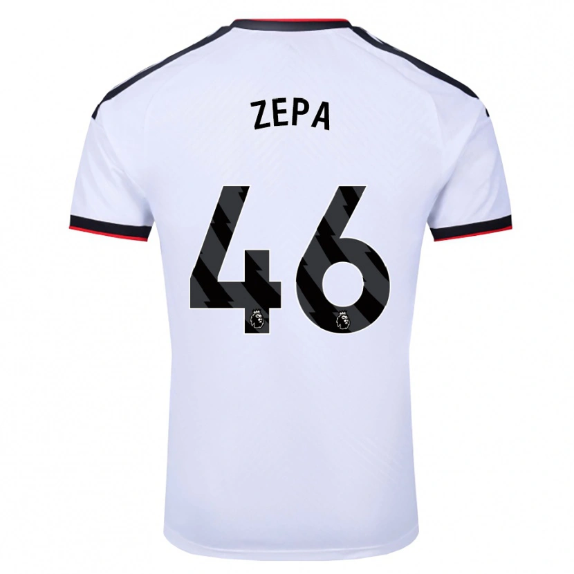 Danxen Kvinder Macauley Zepa #46 Hvid Sort Rød Hjemmebane Spillertrøjer 2026/27 Trøje T-Shirt