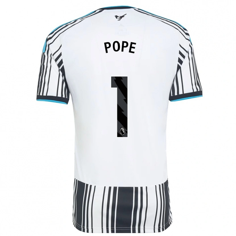 Danxen Kvinder Nick Pope #1 Himmelblå Sort Hvid Hjemmebane Spillertrøjer 2026/27 Trøje T-Shirt