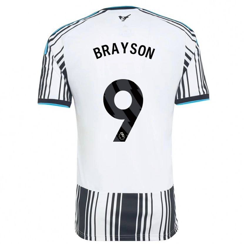 Danxen Kvinder Joe Brayson #9 Himmelblå Sort Hvid Hjemmebane Spillertrøjer 2026/27 Trøje T-Shirt