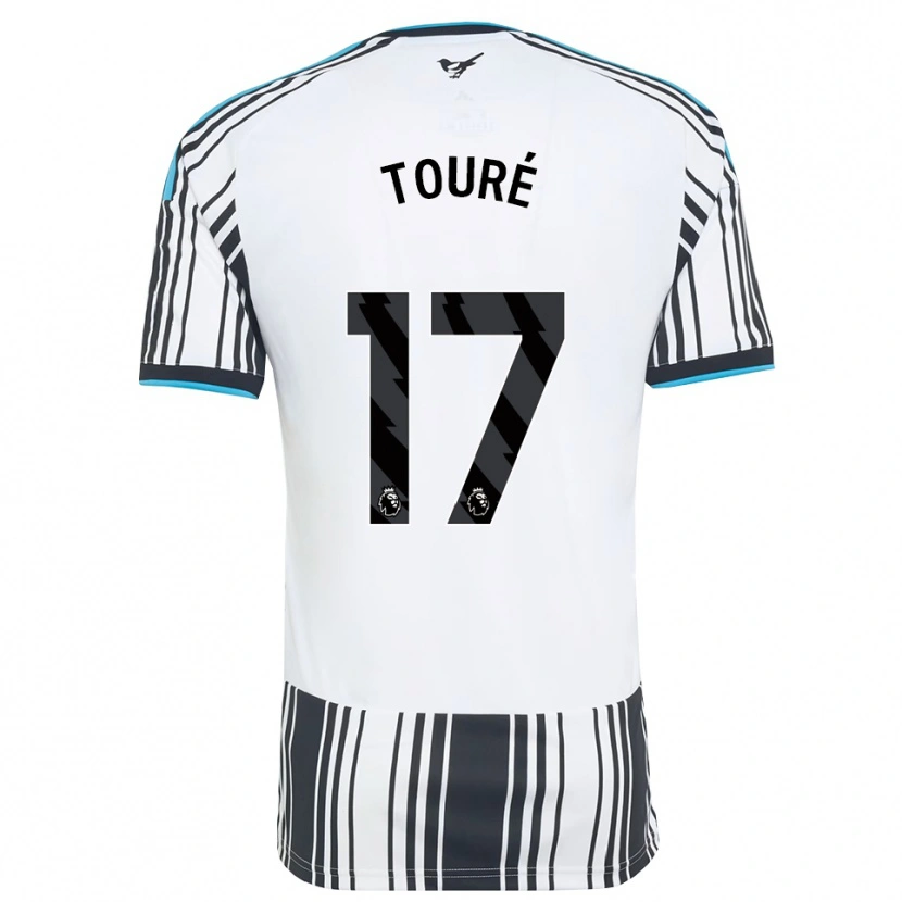 Danxen Kvinder Bazoumana Touré #17 Himmelblå Sort Hvid Hjemmebane Spillertrøjer 2026/27 Trøje T-Shirt