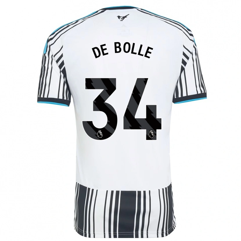 Danxen Kvinder Lucas De Bolle #34 Himmelblå Sort Hvid Hjemmebane Spillertrøjer 2026/27 Trøje T-Shirt