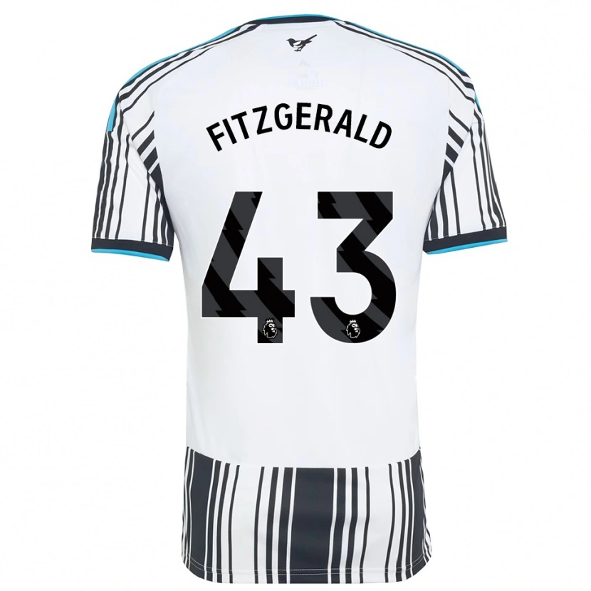 Danxen Kvinder Kyle Fitzgerald #43 Himmelblå Sort Hvid Hjemmebane Spillertrøjer 2026/27 Trøje T-Shirt