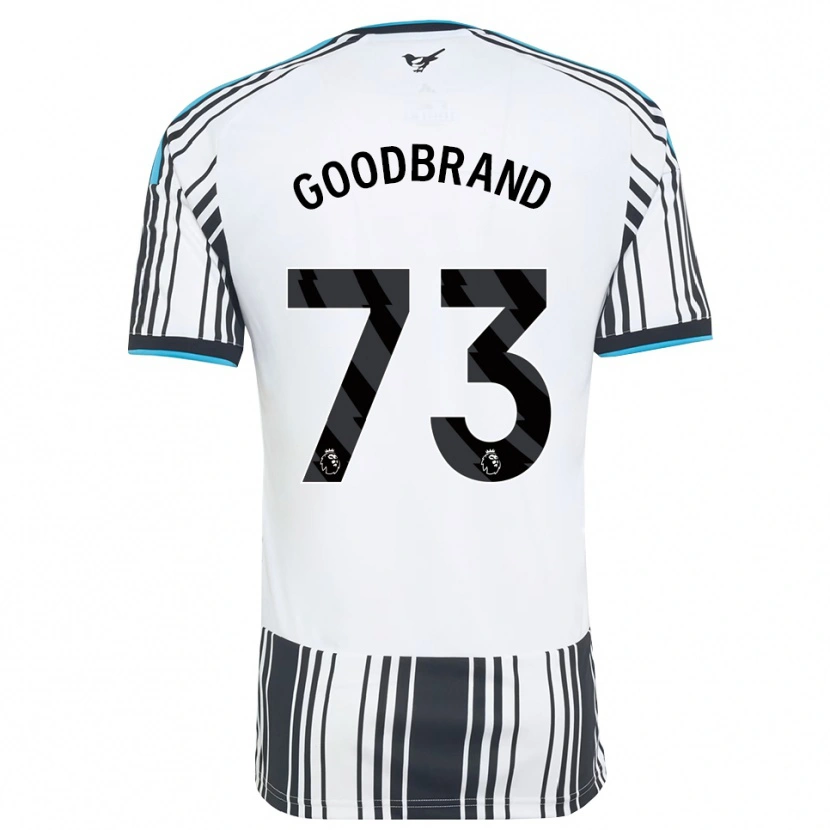 Danxen Kvinder Oliver Goodbrand #73 Himmelblå Sort Hvid Hjemmebane Spillertrøjer 2026/27 Trøje T-Shirt