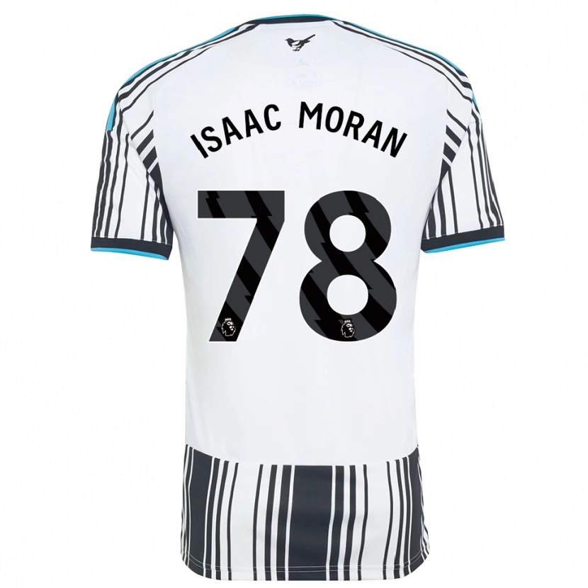 Danxen Kvinder Isaac Moran #78 Himmelblå Sort Hvid Hjemmebane Spillertrøjer 2026/27 Trøje T-Shirt