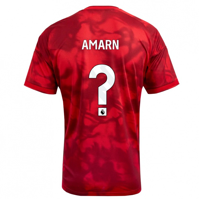 Danxen Kvinder Amarn Robinson #0 Karmin Hvid Hjemmebane Spillertrøjer 2026/27 Trøje T-Shirt
