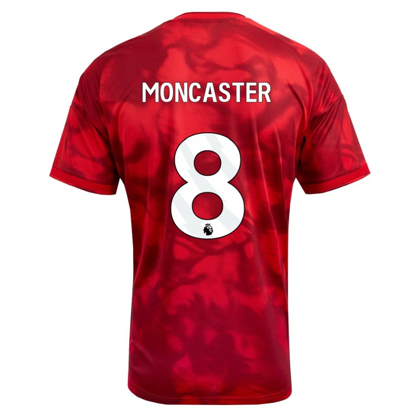 Danxen Kvinder Mai Moncaster #8 Karmin Hvid Hjemmebane Spillertrøjer 2026/27 Trøje T-Shirt