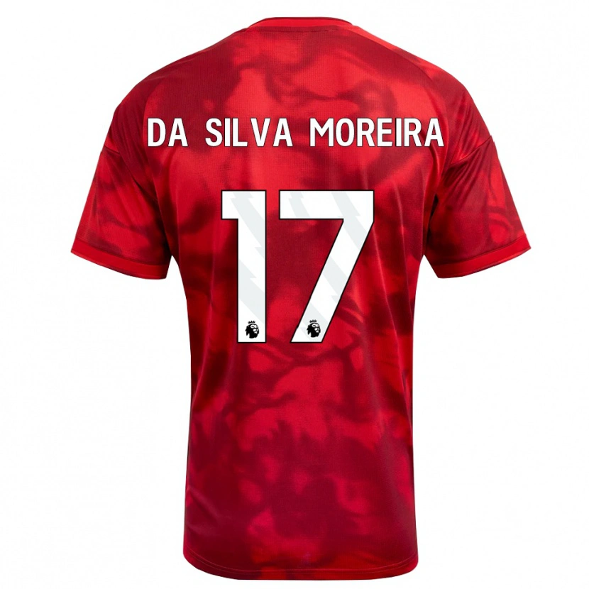 Danxen Kvinder Eric Da Silva Moreira #17 Karmin Hvid Hjemmebane Spillertrøjer 2026/27 Trøje T-Shirt