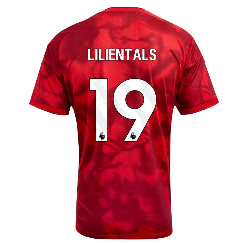 Danxen Kvinder Matiss Lilientals #19 Karmin Hvid Hjemmebane Spillertrøjer 2026/27 Trøje T-Shirt