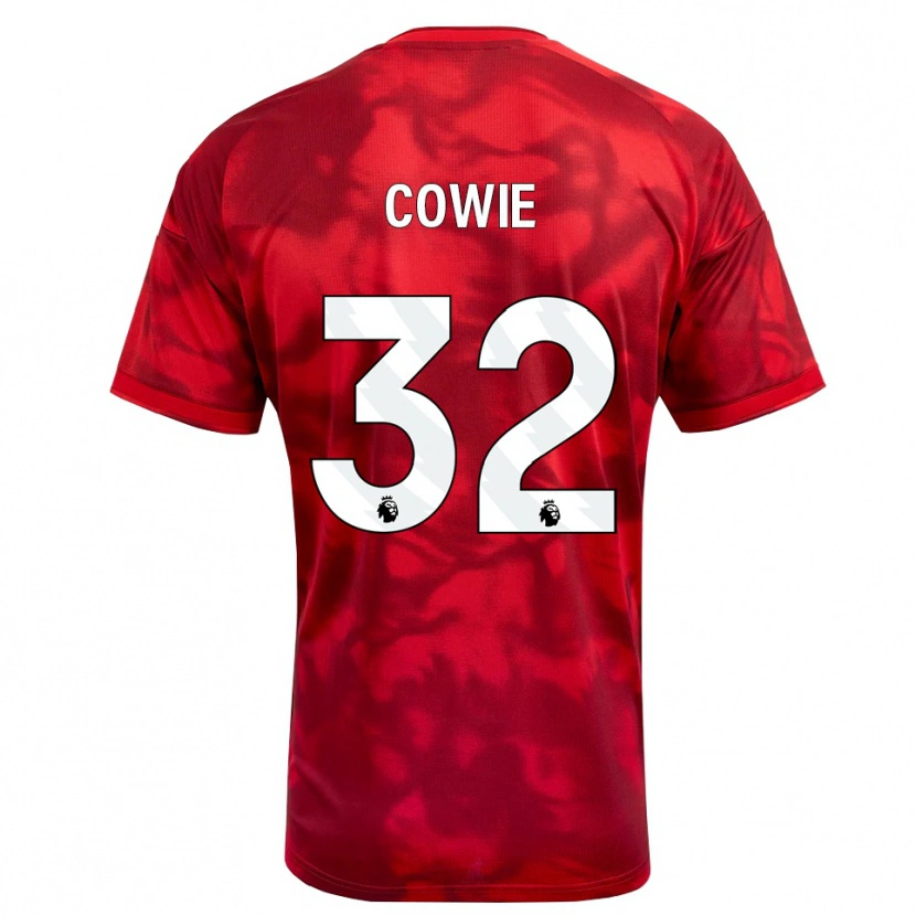 Danxen Kvinder Abi Cowie #32 Karmin Hvid Hjemmebane Spillertrøjer 2026/27 Trøje T-Shirt