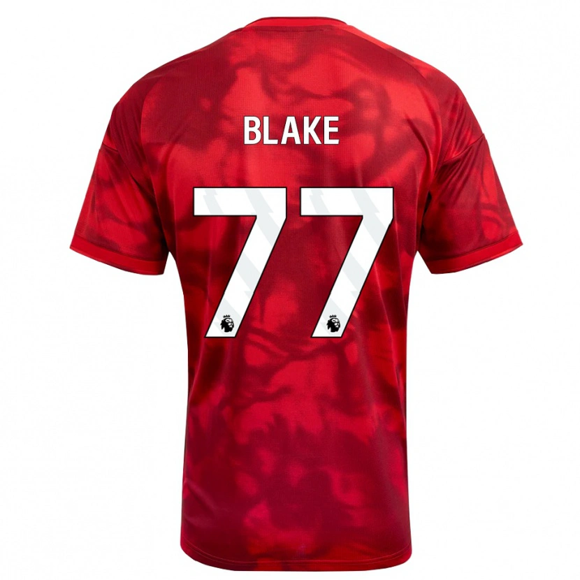 Danxen Kvinder Zyan Blake #77 Karmin Hvid Hjemmebane Spillertrøjer 2026/27 Trøje T-Shirt