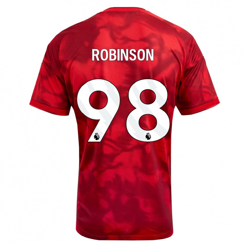 Danxen Kvinder Riko Robinson #98 Karmin Hvid Hjemmebane Spillertrøjer 2026/27 Trøje T-Shirt