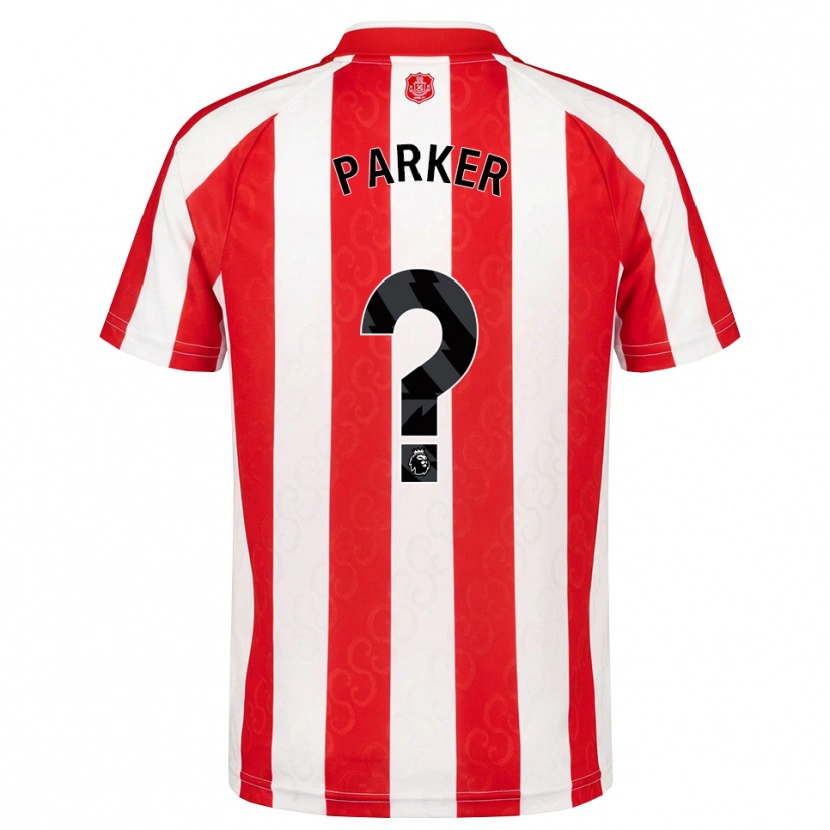 Danxen Kvinder Daniel Parker #0 Rød Hvid Sort Hjemmebane Spillertrøjer 2026/27 Trøje T-Shirt