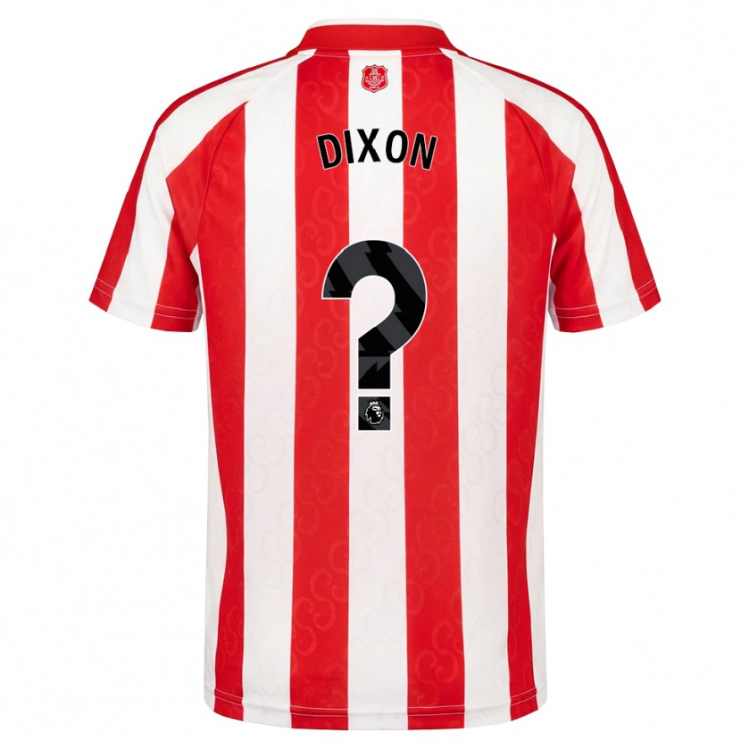 Danxen Kvinder Aiden Dixon #0 Rød Hvid Sort Hjemmebane Spillertrøjer 2026/27 Trøje T-Shirt