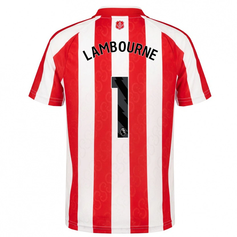 Danxen Kvinder Demi Lambourne #1 Rød Hvid Sort Hjemmebane Spillertrøjer 2026/27 Trøje T-Shirt