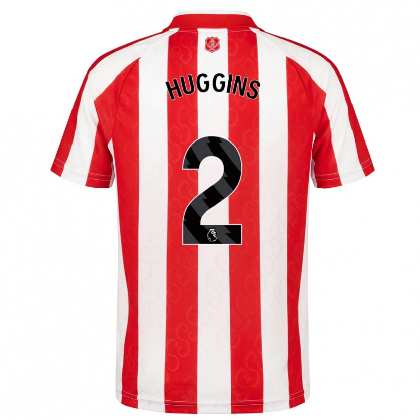 Danxen Kvinder Niall Huggins #2 Rød Hvid Sort Hjemmebane Spillertrøjer 2026/27 Trøje T-Shirt