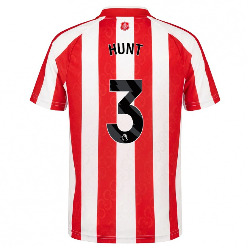 Danxen Kvinder Liam Hunt #3 Rød Hvid Sort Hjemmebane Spillertrøjer 2026/27 Trøje T-Shirt