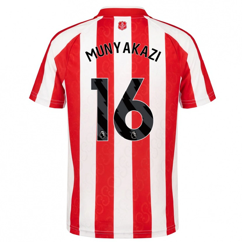 Danxen Kvinder Kay Munyakazi #16 Rød Hvid Sort Hjemmebane Spillertrøjer 2026/27 Trøje T-Shirt