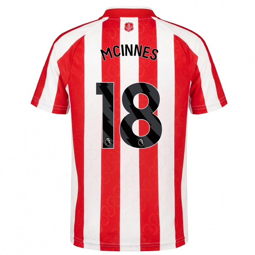 Danxen Kvinder Libby Mcinnes #18 Rød Hvid Sort Hjemmebane Spillertrøjer 2026/27 Trøje T-Shirt